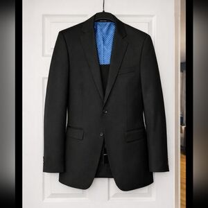 Alton Lane Mercantile Fit Blazer 44L Men’s Black Work Suit Jacket Tailored